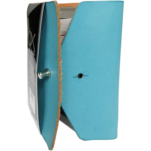 Buxton Pocket Business Card File - 24 Card Slots – Blue