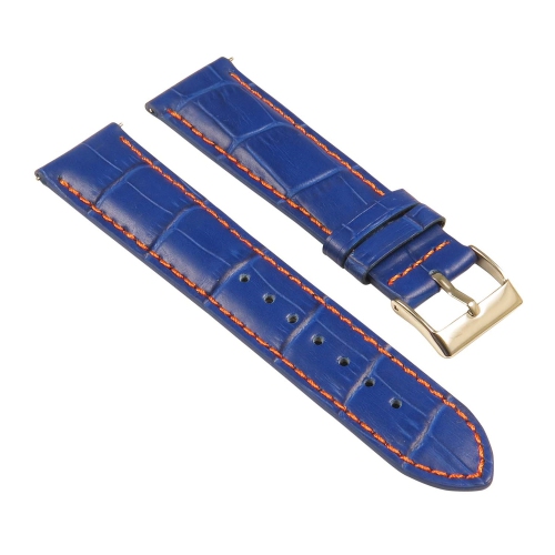 blue croc watch strap