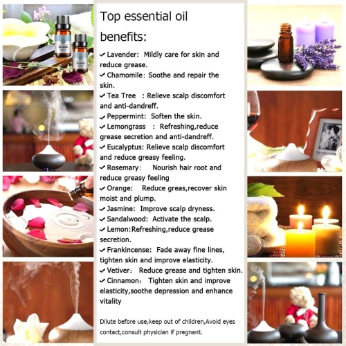 Top 14 100% Pure Therapeutic Grade Essential Oil Set, 10ml - Pack of 14