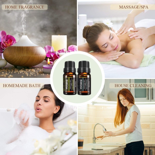 6 Packs 10ml Essential Oils, Therapeutic Grade Aromatherapy Oils