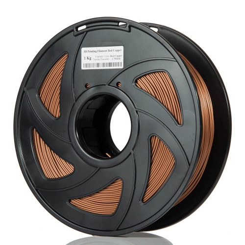 CloneBox 03453 PLA 3D Printer Filament 1.75mm Accuracy +/- 0.01mm 1kg Red Copper