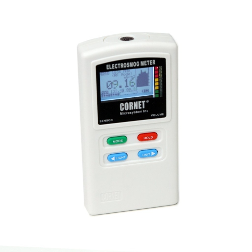 CORNET ED88T Plus Tri-mode RF/LF Electrosmog Meter with Data Logging/Recording/USB interface to PC - Includes EVA Case