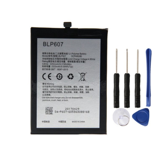 Batterie de rechange et outils de réparation compatibles avec OnePlus X, BLP607