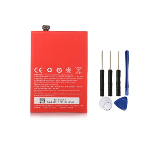 Batterie de rechange et outils de réparation compatibles avec OnePlus 2 Two, BLP597