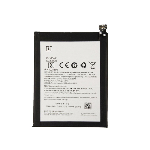 Replacement Battery for Oneplus 3 Three, BLP613 3000mAh