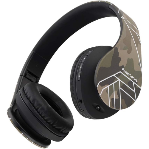 Bluetooth Over-Ear Headphones, Wireless Stereo Foldable Headphones Wireless and Wired Headsets with Built-in Mic, Micro SD/TF, FM for