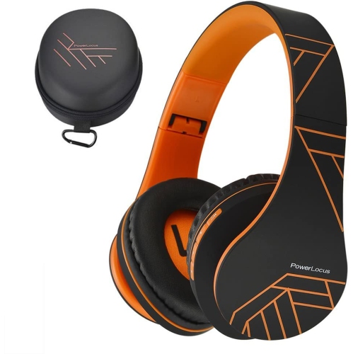 Bluetooth Over-Ear Headphones, Wireless Stereo Foldable Headphones Wireless and Wired Headsets with Built-in Mic, Micro SD/TF, FM for