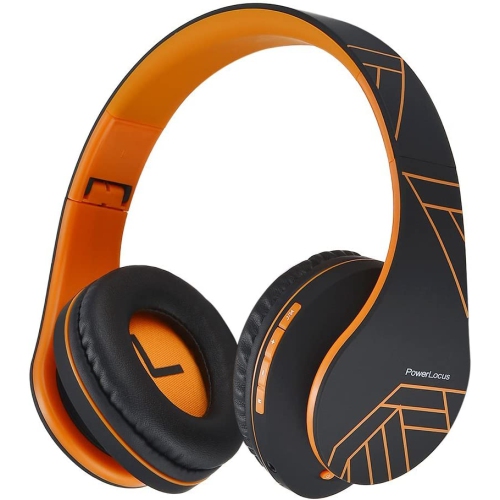 Bluetooth Over-Ear Headphones, Wireless Stereo Foldable Headphones Wireless and Wired Headsets with Built-in Mic, Micro SD/TF, FM for