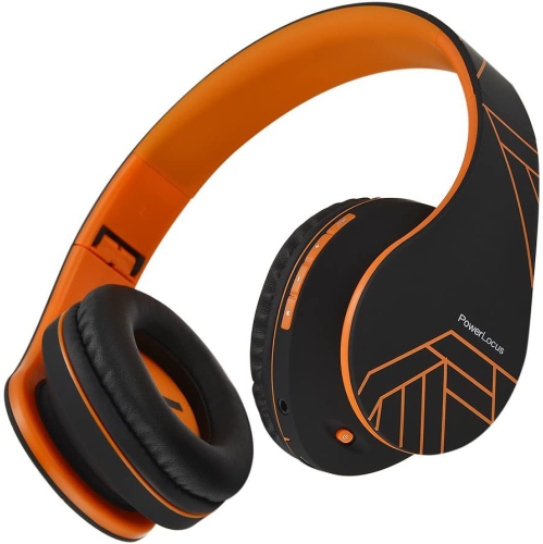 Bluetooth Over-Ear Headphones, Wireless Stereo Foldable Headphones Wireless and Wired Headsets with Built-in Mic, Micro SD/TF, FM for