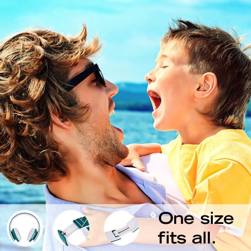 Wireless Folding Over-Ear Headphones, Bluetooth and Wired Headset with Microphone, Micro SD Card Reader/TF, FM for iPhone/Samsung/Mac/Windows