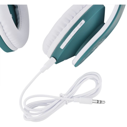 Wireless Folding Over-Ear Headphones, Bluetooth and Wired Headset with Microphone, Micro SD Card Reader/TF, FM for iPhone/Samsung/Mac/Windows