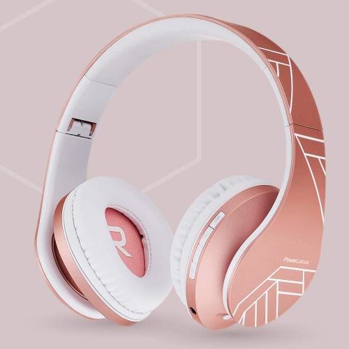 Casque d'écoute Bluetooth, casque d'écoute stéréo sans fil pliable et casque d'écoute avec fil avec micro intégré, micro SD/TF, FM pour