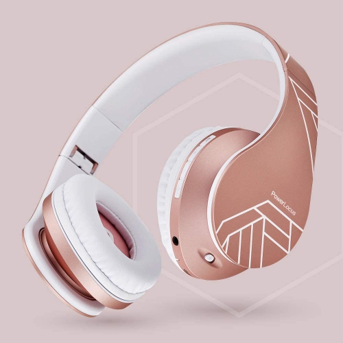Casque d'écoute Bluetooth, casque d'écoute stéréo sans fil pliable et casque d'écoute avec fil avec micro intégré, micro SD/TF, FM pour