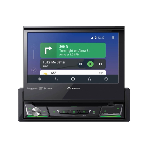 Récepteur DVD multimédia AVH-3500NEX à 1 DIN avec écran de 6.8 po de Pioneer, CarPlay, Android Auto