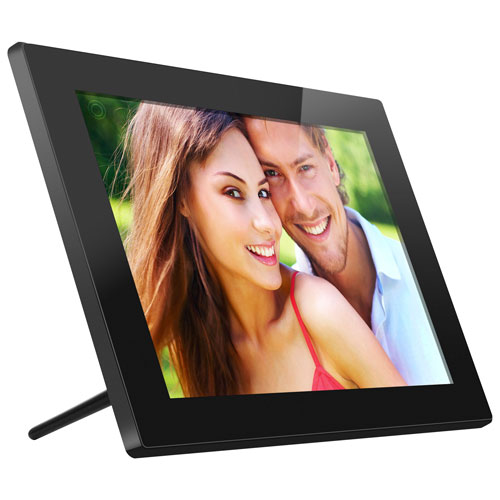 Aluratek 10" 16GB Wi-Fi Digital Photo Frame with Touch Screen - Black