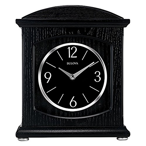 Bulova Glendale Mantel Metal Dial Clock B6220