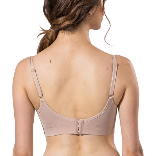 Modern Eternity Jade Seamless Nursing Bra - Small - Nude
