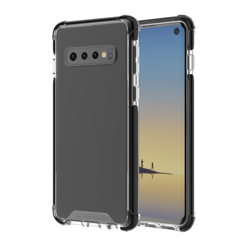 Axessorize PROShield Military-Grade Protection Clear Case for Samsung Galaxy S10 | Black