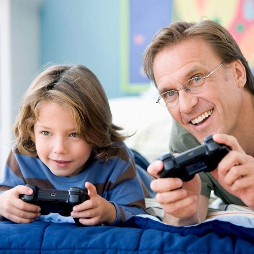 Navor 2 Pack manettes génériques à 6 axes compatibles avec PlayStation 3 - avec 2 câbles de chargement