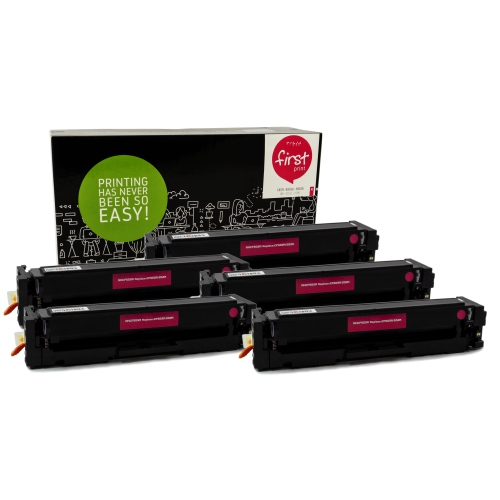 HP CF503A - HP202A Magenta - 5 Pack - Compatible - 100% GUARANTEE - # 1 Canadian supplier - FREE shipping over $60