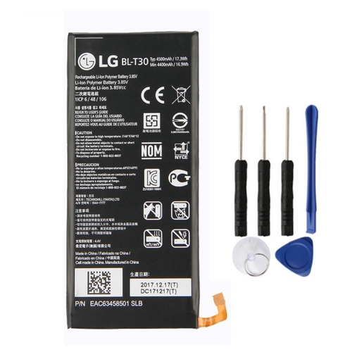Replacement Battery & Repair Tools Compatible for LG X Power 2 / X Power 3, L64VL L63BL M320F M320N M322 M320DSN, BL-T30