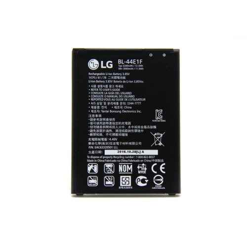 Batterie de rechange compatible avec les modèles V20/Stylo 3 plus, H990 F800 LS997 VS995 et BL-44E1F de LG