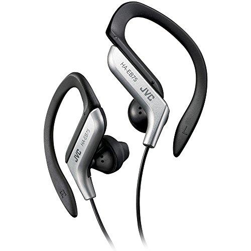 Jvc HAEB75S Sports Clip Headphone, Silver