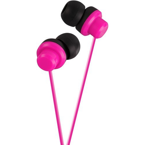 JVC HAFX8P RIPTIDZ Lightweight Sweat Proof Noise-Isolation In-Ear Headphones - Pink