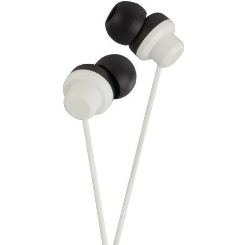 JVC HAFX8W RIPTIDZ Lightweight Sweat Proof Noise-Isolation In-Ear Headphones - White