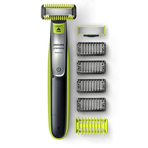 Philips Norelco OneBlade Face Body hybrid electric trimmer and shaver, QP2630/70