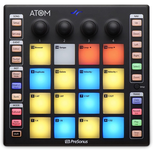PreSonus ATOM Production and Performance Pad Controller