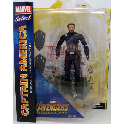 Marvel Select 7 Inch Action Figure Avengers Infinity War - Captain America