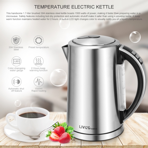 living basics electric kettle