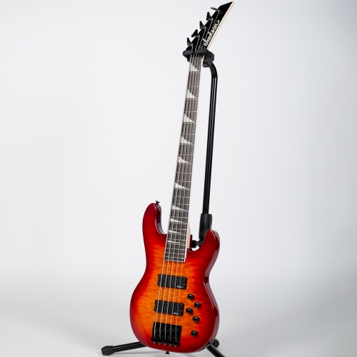 Guitare basse Jackson JS Series concert JS3VQ - Amaranth Cherry Burst