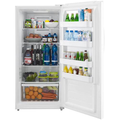 Insignia 13.8 Cu. Ft. Garage Ready Upright Convertible Freezer (NS-UZ14WH0) - White - Only at Best Buy