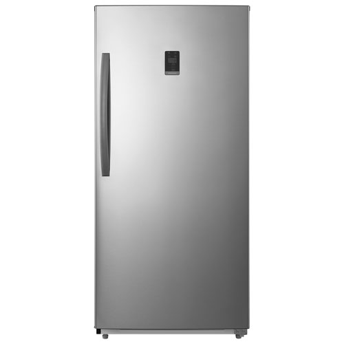 Insignia 13.8 Cu. Ft. Frost-Free Upright Convertible Freezer/Fridge -Stainless -Only at Best Buy