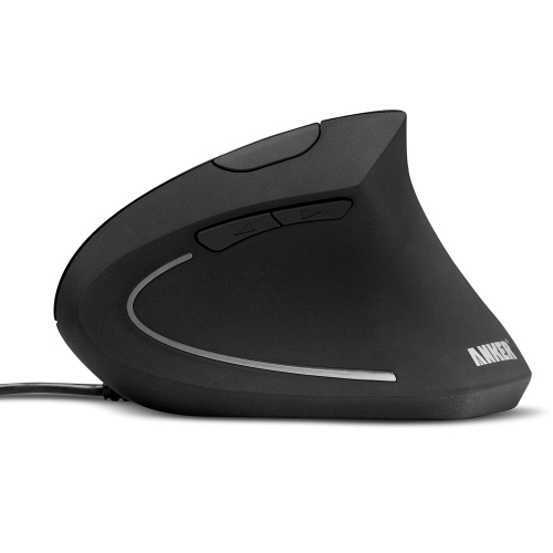 Anker Ergonomic Optical USB Wired Vertical Mouse 1000/1600 DPI, 5 Buttons CE100