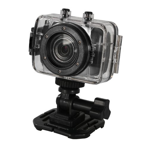 Vivitar DVR785HD-BLK-KHL Mini Sport Digital Video Camera with 2-Inch LCD with Touchscreen, Black