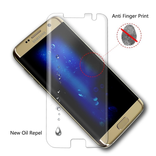 【CSmart】 Case Friendly 3D Curved Full Coverage Tempered Glass Screen Protector for Samsung S7 Edge, Clear