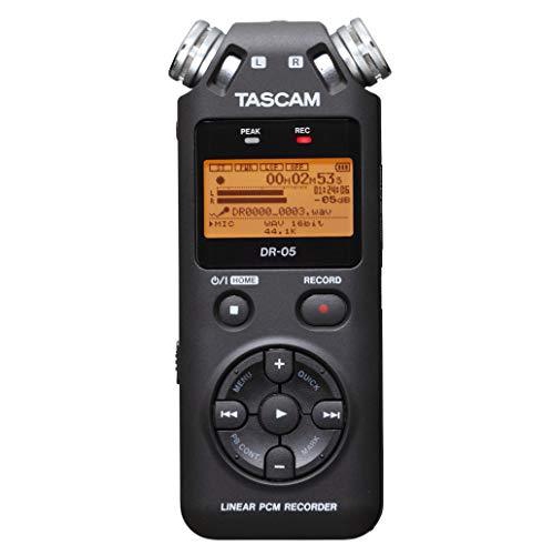 TASCAM DR-05V2 Portable Digital Recorder, Silver