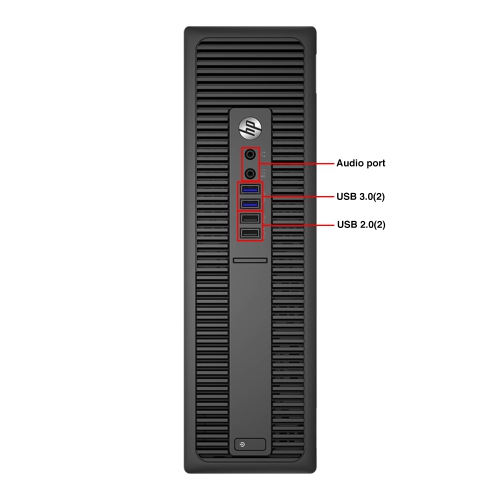 Refurbished - HP Elite Desk 800 G2 SFF Business Desktop Computer Intel Core i5 6500@3.2GHz 8GB DDR4 RAM 128GB SSD Windows10 Home WIFI HDMI