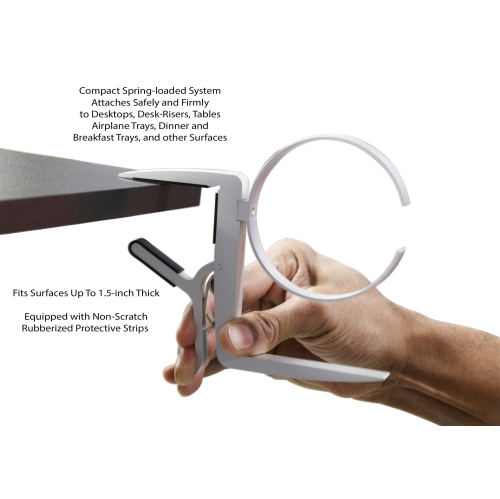 Boost Industries DCH1 Universal Aluminum Cup Holder for Water Bottles, Pop Cans, Mugs