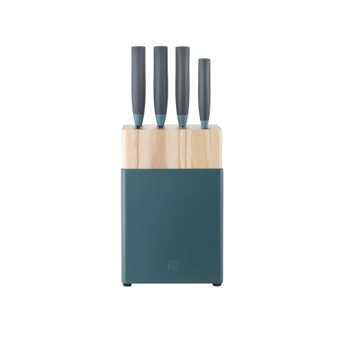 ZWILLING Now S 6 Piece Knife Block Set, Blueberry