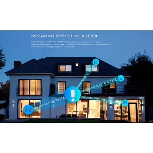 TP-Link AC1750 Wifi Extender - Dual Band Range Extender, Repeater, Internet Booster, Access Point, Extend Wifi Signal