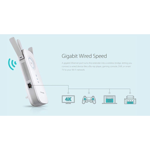 TP-Link AC1750 Wifi Extender - Dual Band Range Extender, Repeater, Internet Booster, Access Point, Extend Wifi Signal