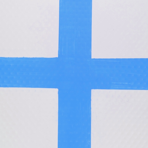 Gymax Floor Mats 10' Inflatable Gymnastics Mat Water Buoyancy w/Pump Blue