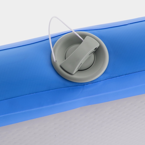 Gymax Floor Mats 10' Inflatable Gymnastics Mat Water Buoyancy w/Pump Blue