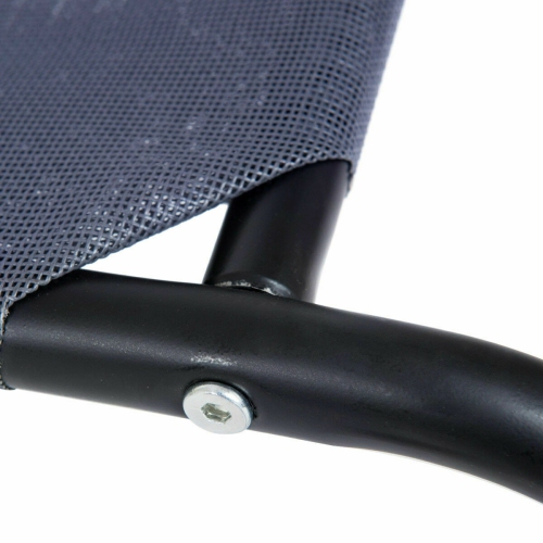 Gymax Large Dog Cat Bed Elevated Pet Cot Indoor Outdoor Camping Steel Frame Mat