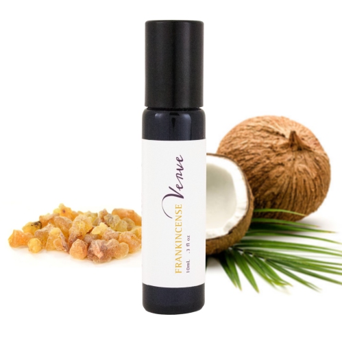 Floraverve Top 3 Essential Oils Roll-On Verve Set, 3 x 10mL, Peppermint, Lavender & Frankincense