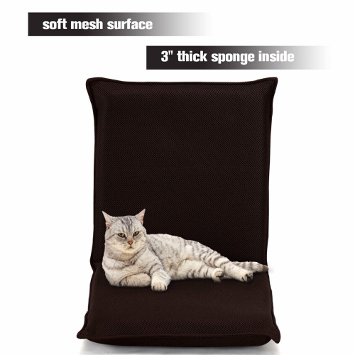 Gymax Adjustable 6-Position Floor Chair Folding Lazy Man Sofa Chair Multiangle Coffee